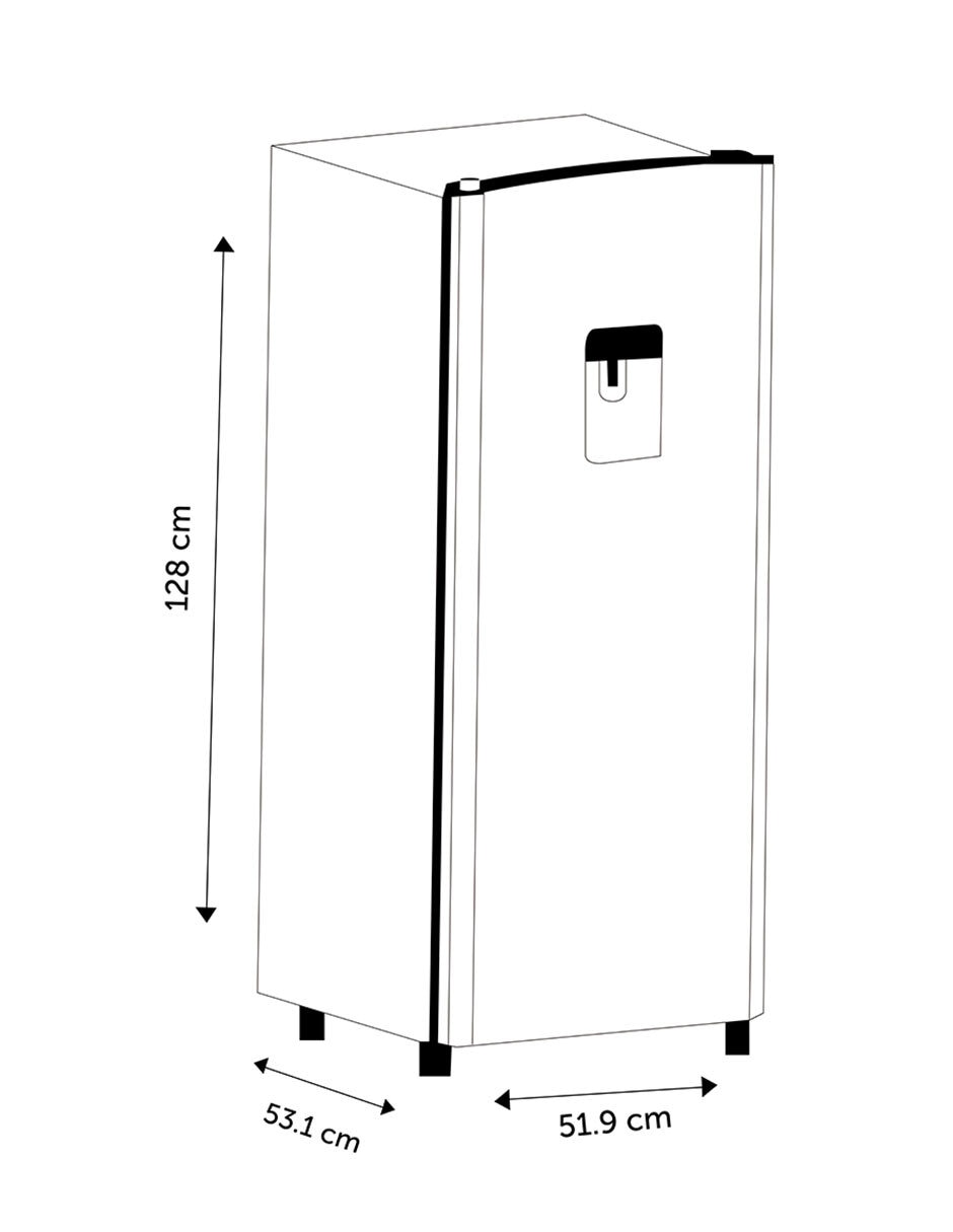 Refrigerador unipuerta 7 pies cúbicos RR63D6WRX1 6