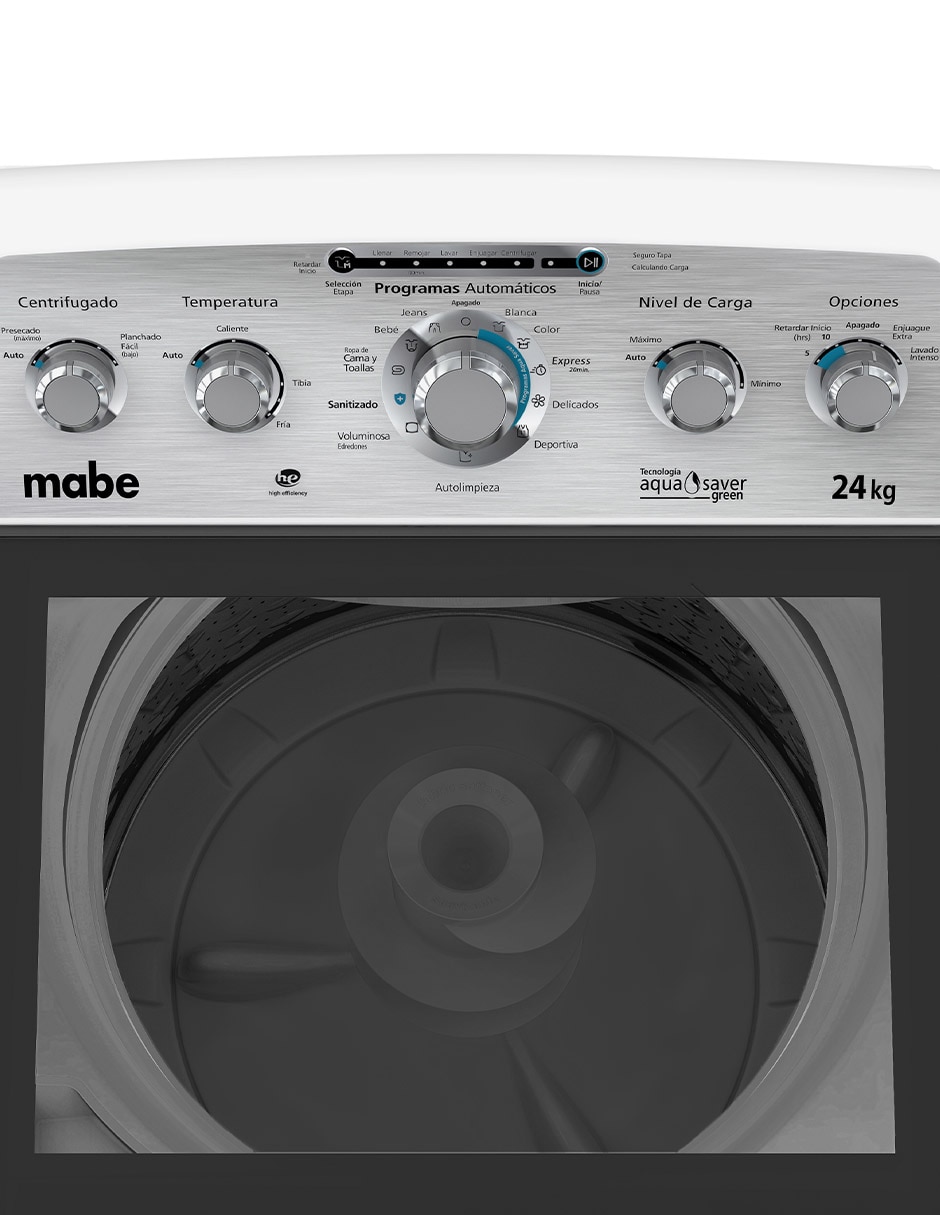 Lavadora Mabe 20 kg automática carga superior LMA70215WBAB0