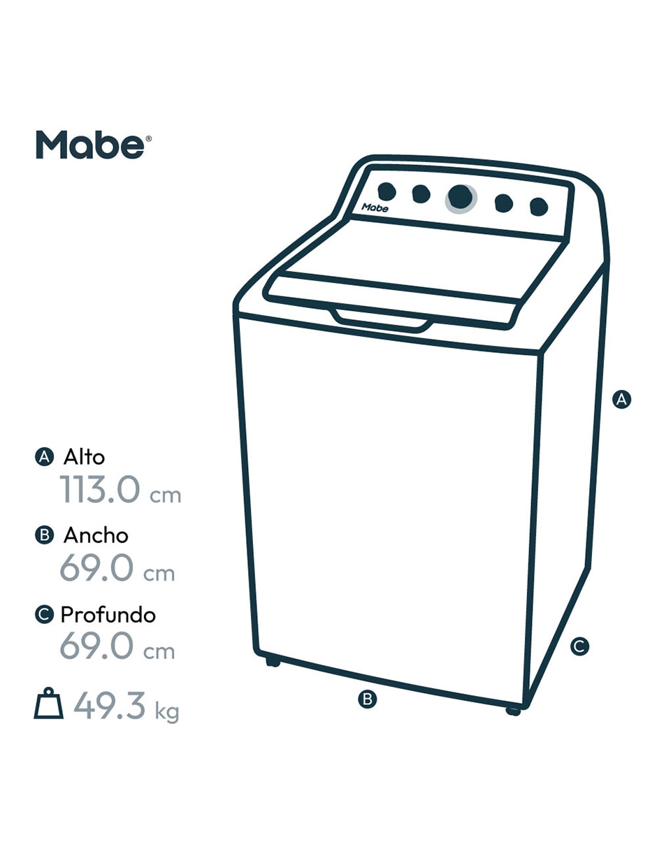 Lavadora automática 24 kg carga superior LMA74215WBAB1 11