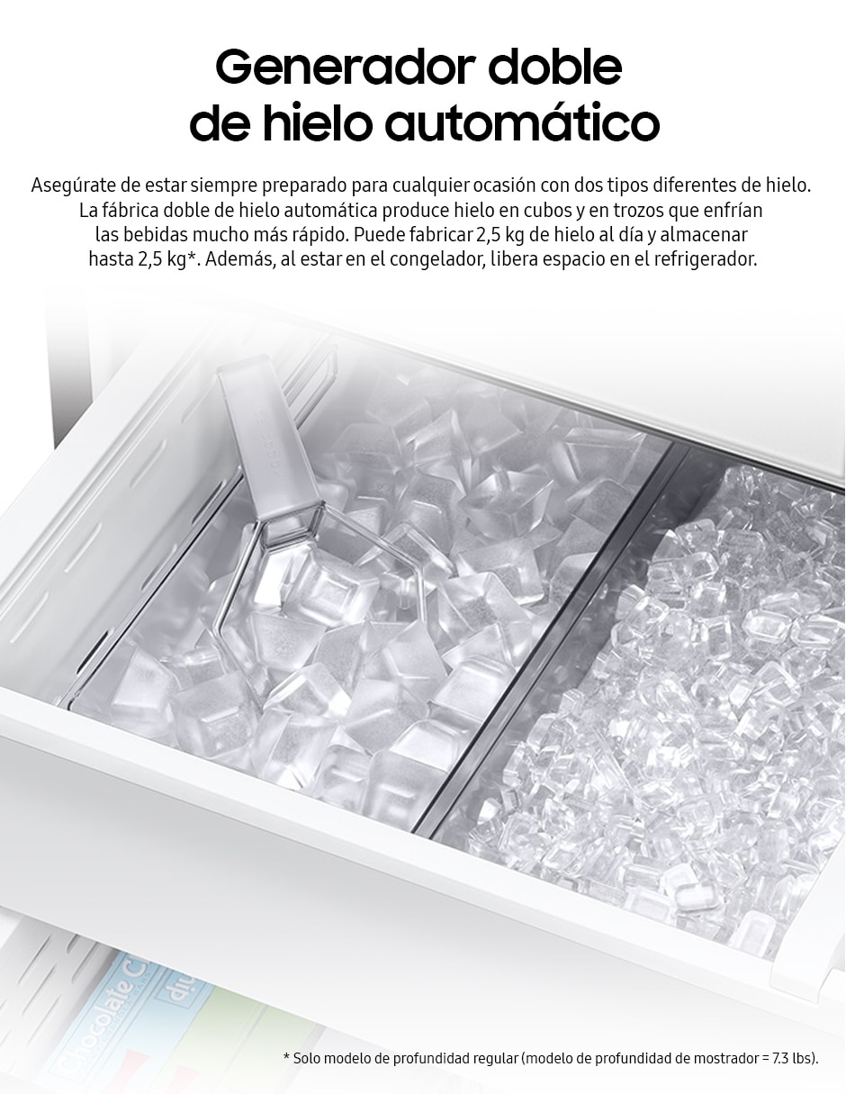 Refrigerador French Door Samsung 25 pies cúbicos inverter y fábrica de hielo RF25C5551S9/EM