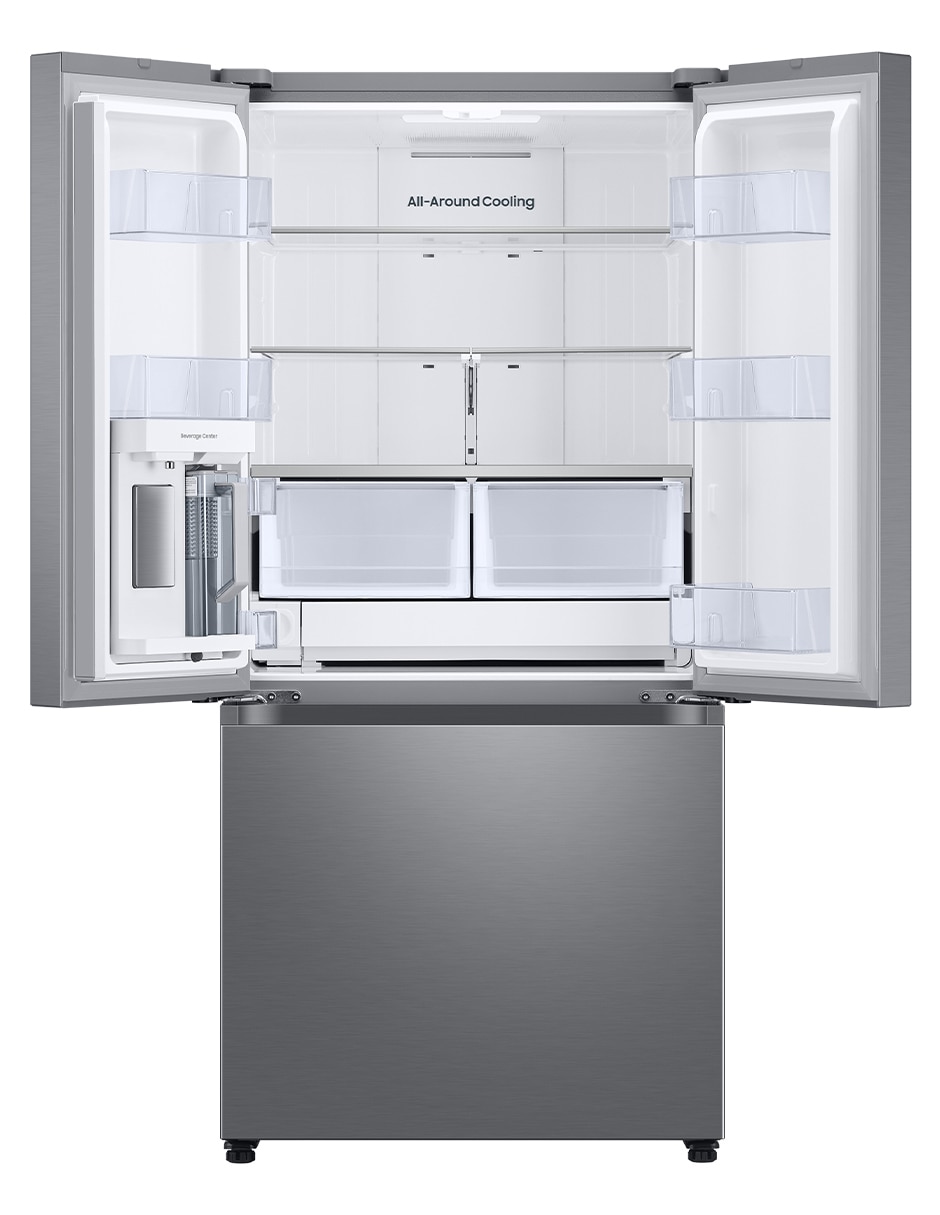 Refrigerador French Door Samsung 25 pies cúbicos inverter y fábrica de hielo RF25C5551S9/EM