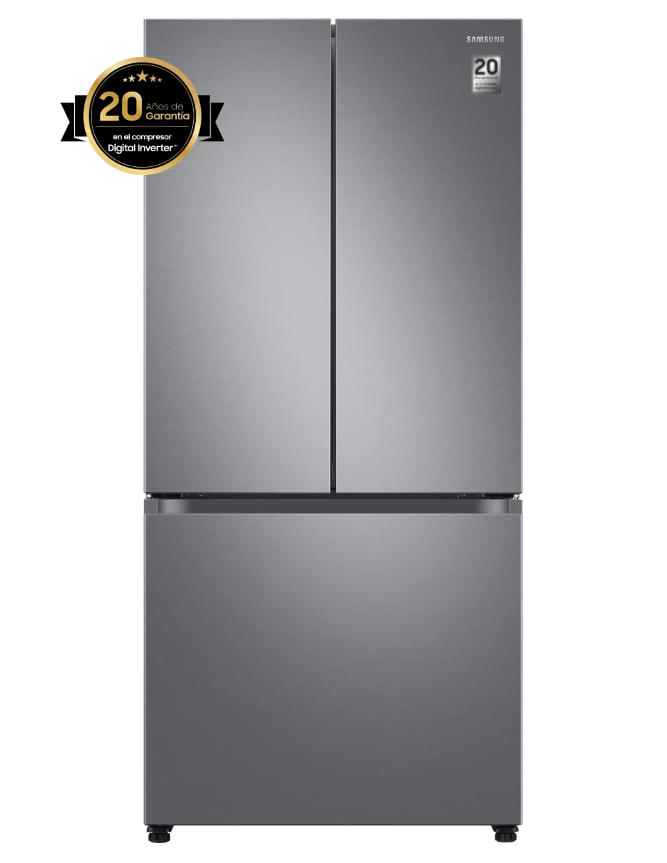 Refrigerador French Door Samsung 25 pies cúbicos inverter y fábrica de hielo RF25C5551S9/EM