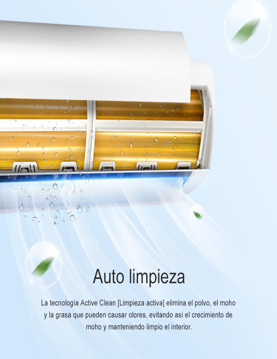 Aire acondicionado mini split Midea Frío 12000 BTU MAS12C1FVR 100 V