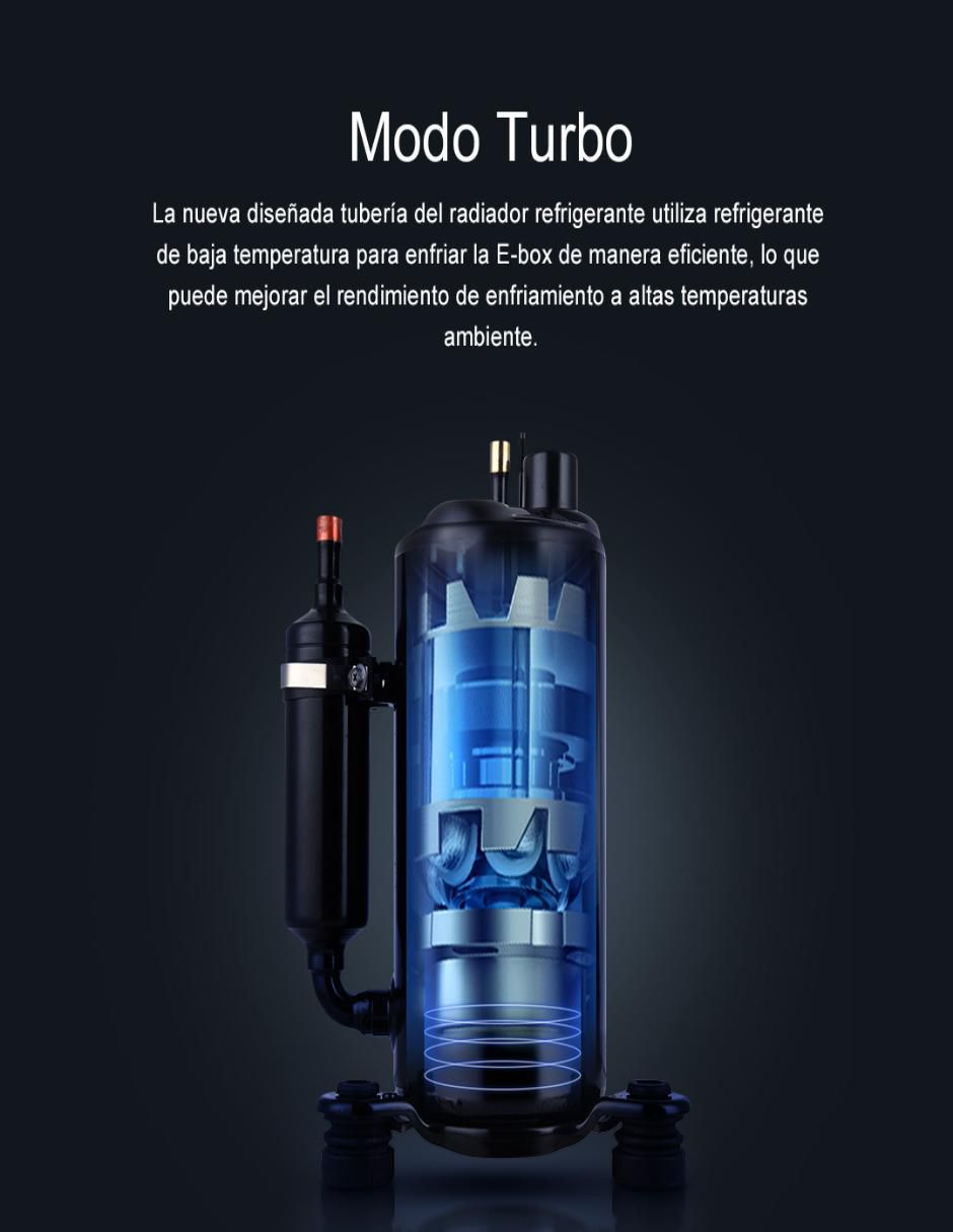 Aire acondicionado mini split Midea Frío 12000 BTU MAS12C1FVR 100 V