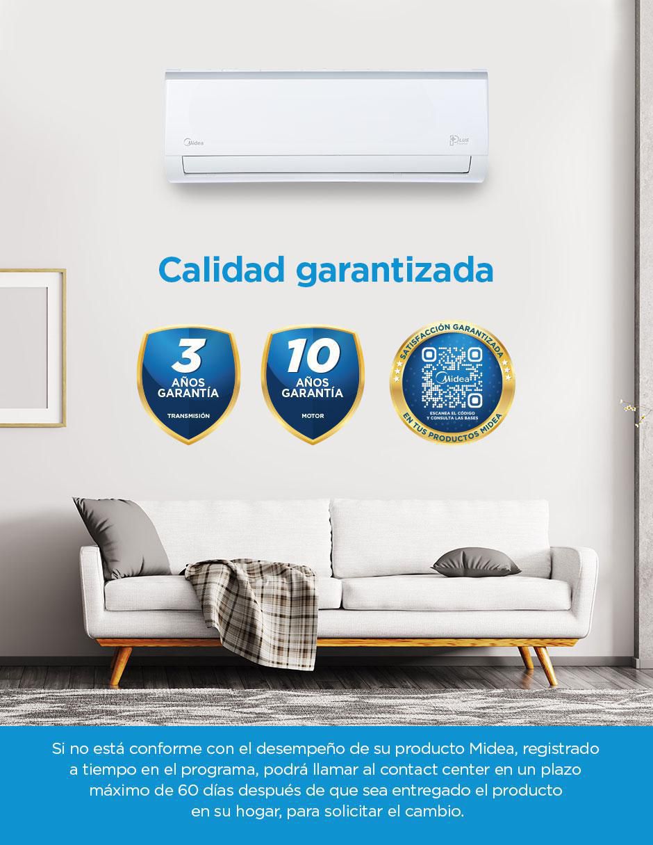 Aire acondicionado mini split Midea Frío 12000 BTU MAS12C1FVR 100 V