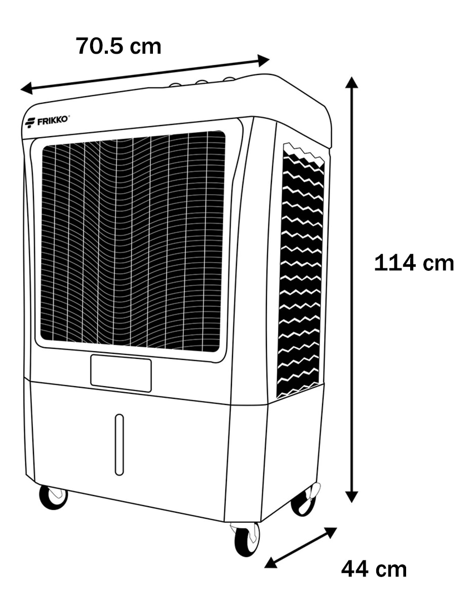 Enfriador evaporativo Frío F6300P-CM 127 V 6