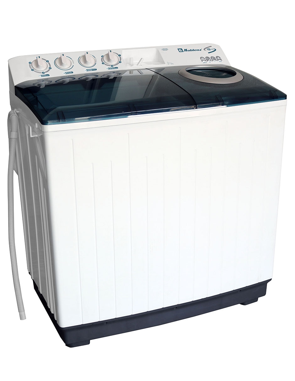Lavadora doble tina Koblenz 19 kg semiautomática carga superior LDM-19B