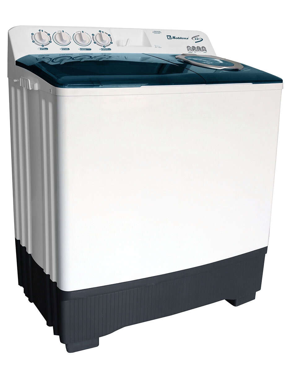 Lavadora doble tina Koblenz 22 kg semiautomática carga superior ldm-22b
