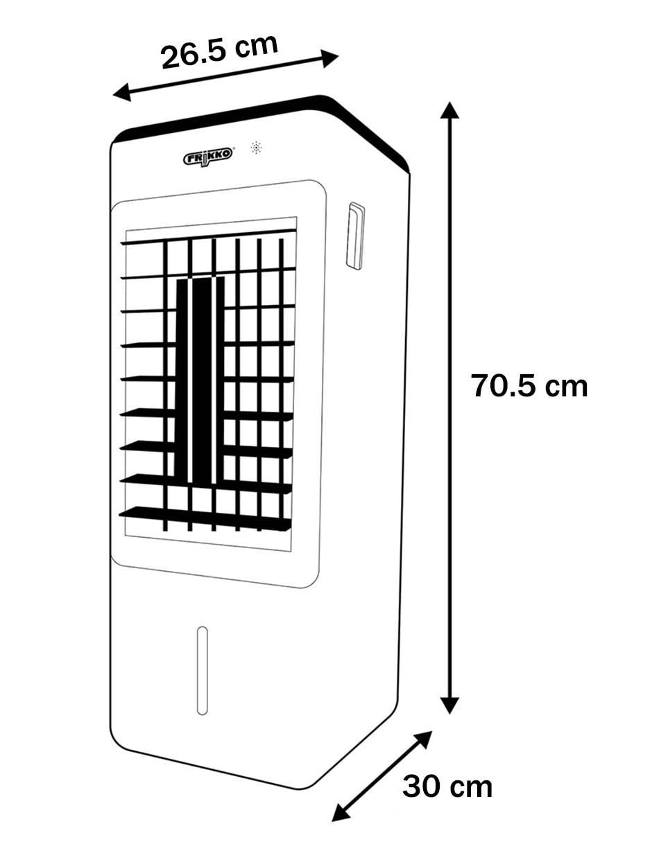 Aire acondicionado portátil frío 6 L F670P-HR 120 V 6