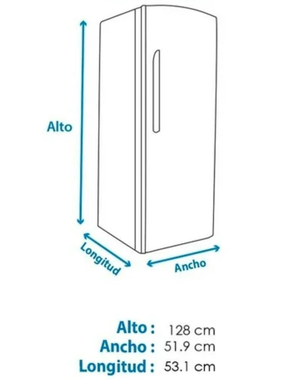 Refrigerador unipuerta Hisense 7 pies cúbicos RR63D6WGX