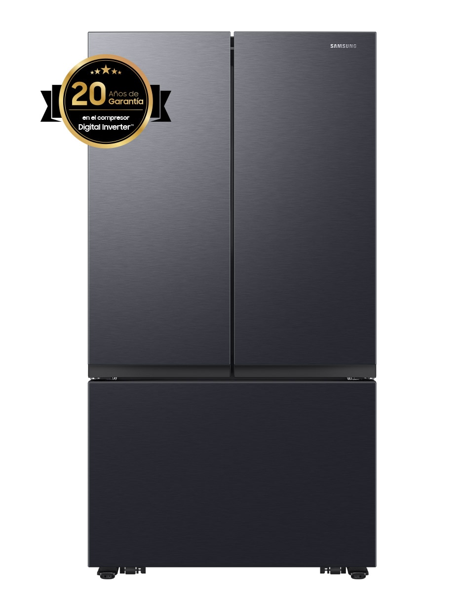 Refrigerador French door Samsung 32 pies cúbicos tecnología inverter y automática RF32CG5N10B1EM