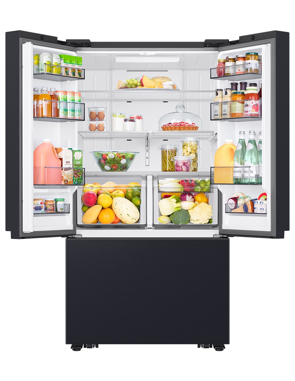 Refrigerador French door Samsung 32 pies cúbicos tecnología inverter y automática RF32CG5N10B1EM