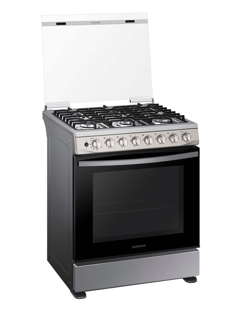 Estufa de piso a gas natural/lp Samsung 76.7 cm NX52T5411MS/AX de 6 quemadores
