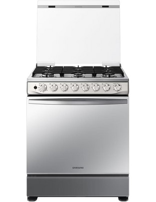 Estufa de piso a gas natural/lp Samsung 76.7 cm NX52T5412MS/AX de 6 quemadores