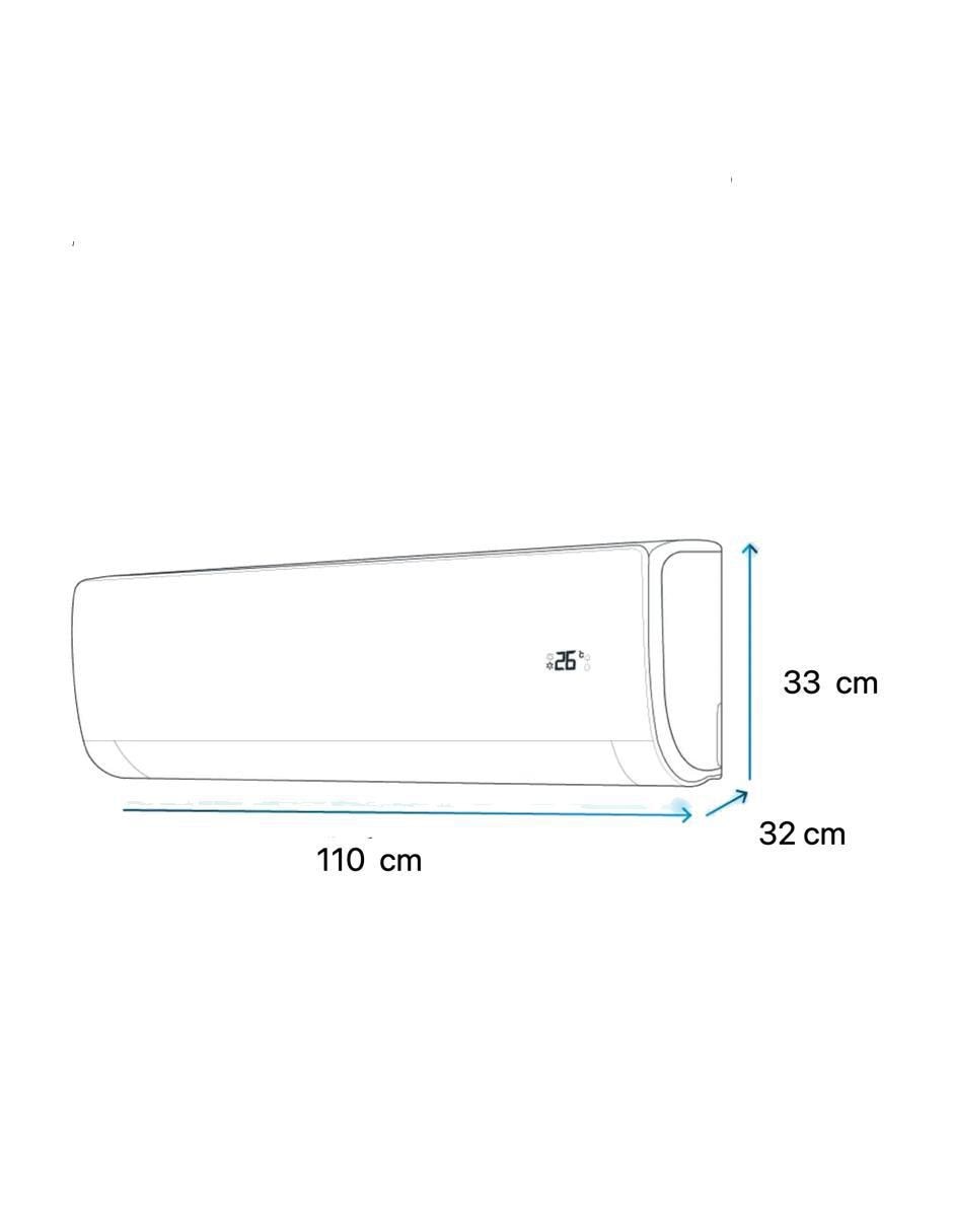 Aire acondicionado mini split Frío 24000 BTU AC-MS-2.0T-12 220 V 4