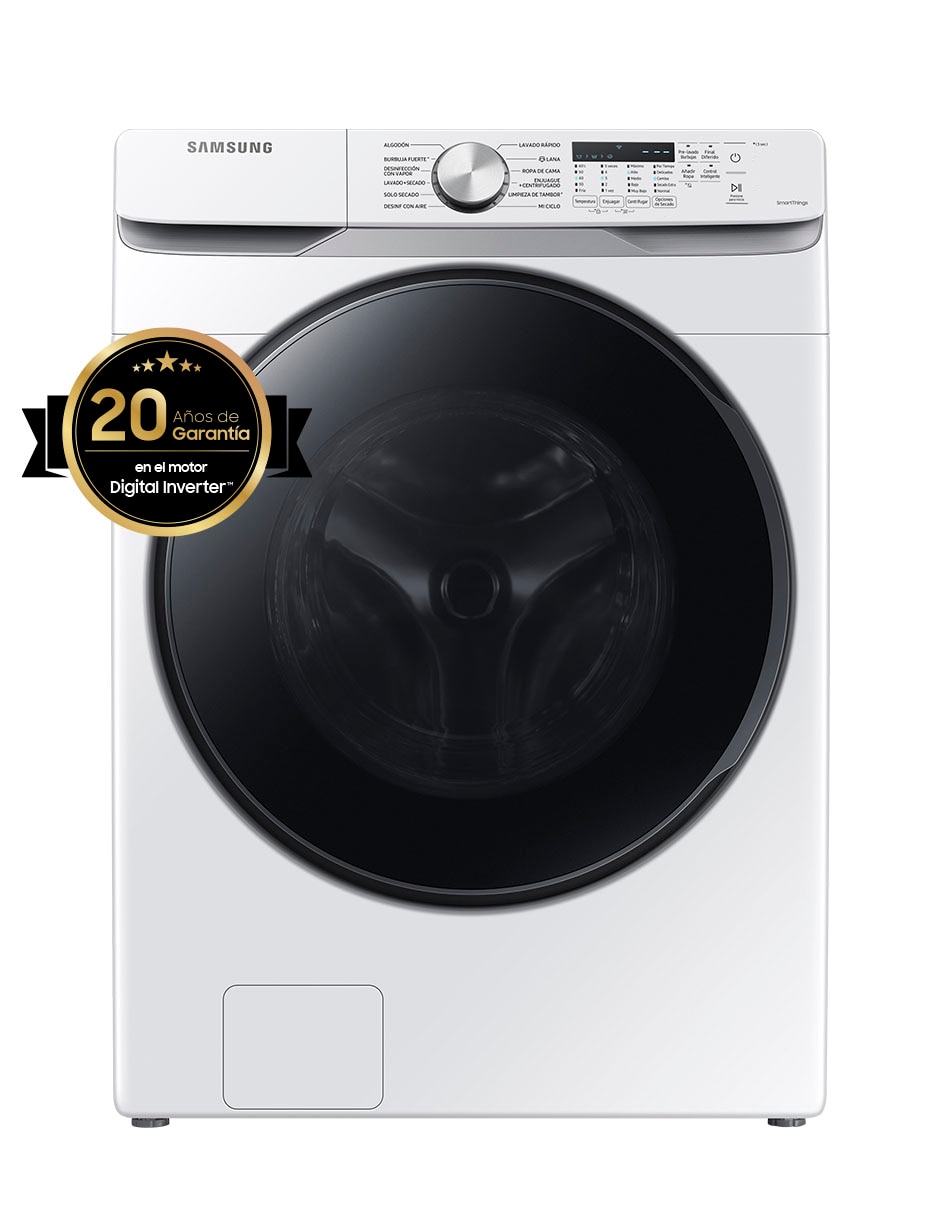 Lavasecadora Samsung eléctrica 18 kg 10 kgWD18T6000GW/AX