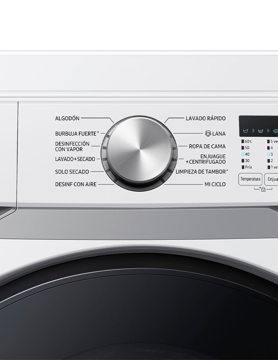 Lavasecadora Samsung eléctrica 18 kg 10 kgWD18T6000GW/AX