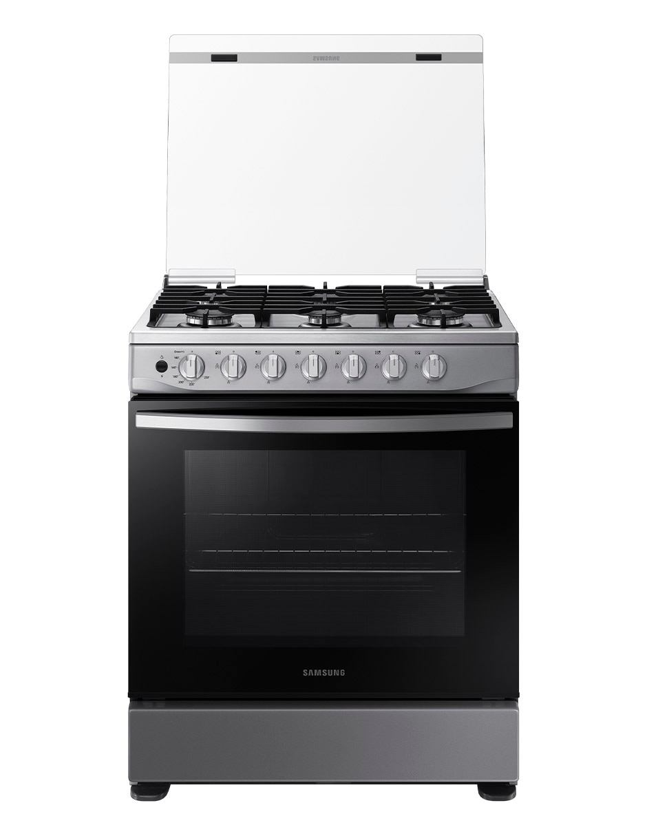 Estufa de piso a gas natural/lp Samsung 76 cm NX52D3000MV/AX de 6 quemadores