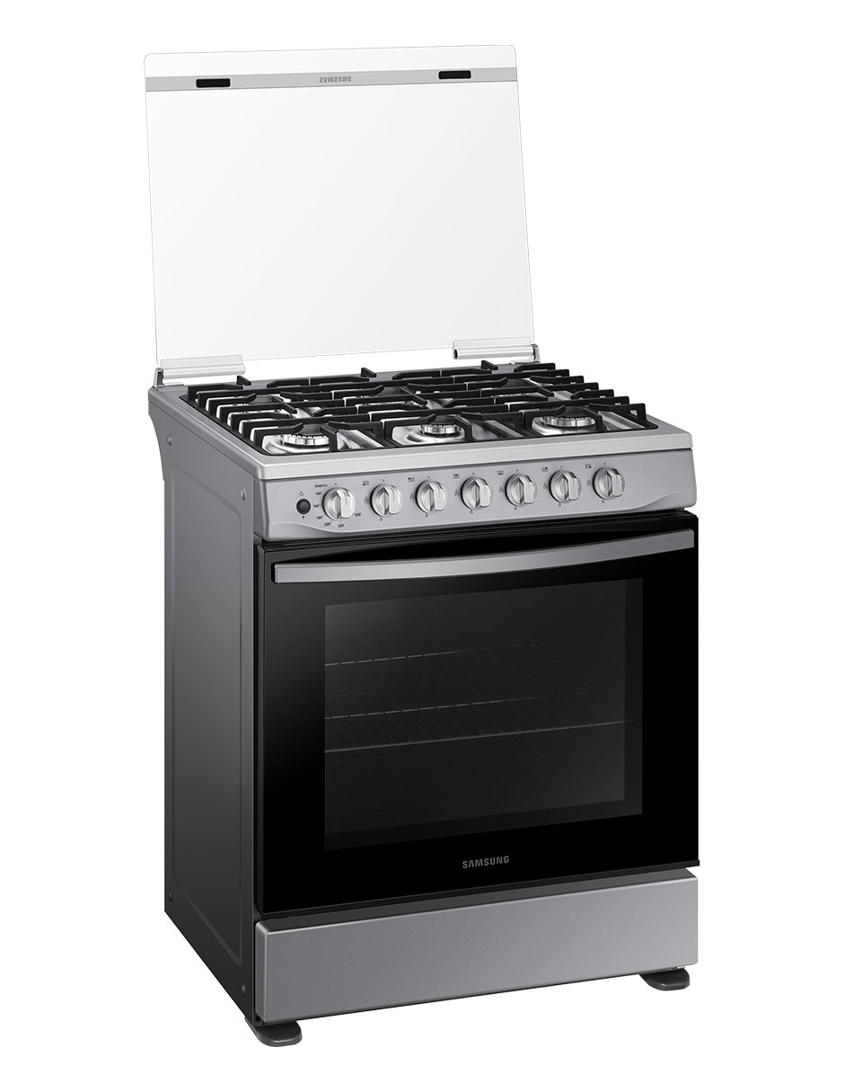 Estufa de piso a gas natural/lp Samsung 76 cm NX52D3000MV/AX de 6 quemadores