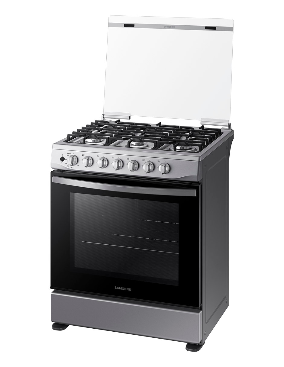 Estufa de piso a gas natural/lp Samsung 76 cm NX52D3000MV/AX de 6 quemadores