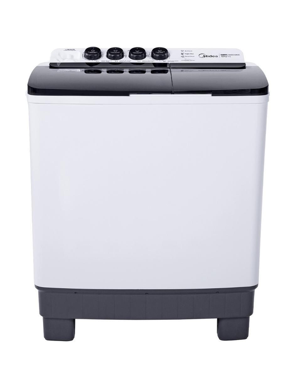 Lavadora doble tina 13 kg semiautomática carga superior mt100w130/w-mx Lavadora doble tina 13 kg semiautomática carga superior mt100w130/w-mx