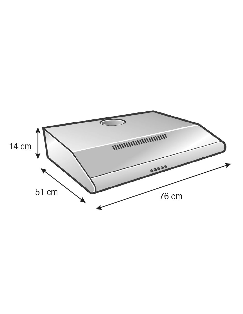 Combo estufa de piso a gas natural/lp Koblenz 76 cm COMBO.EST-FRYER+CAMP de 6 quemadores + campana