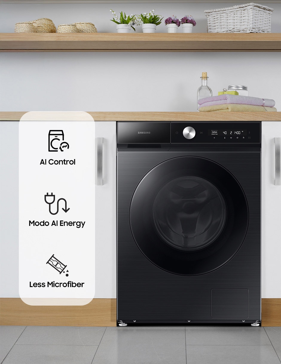 Lavasecadora Samsung eléctrica 14 kg 9 kg WD14BB904DGBAX
