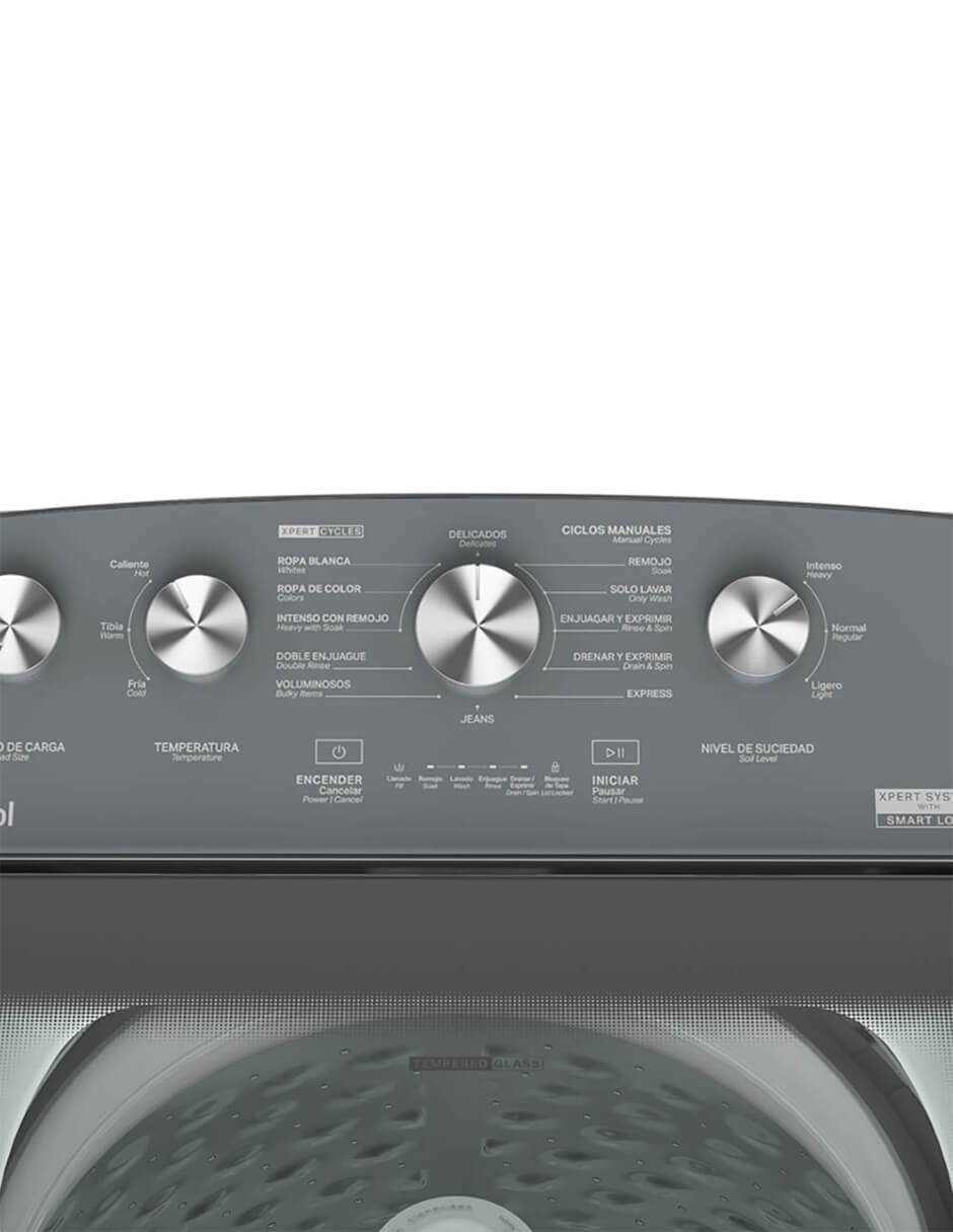 Lavadora Whirlpool 24 kg automática carga superior C8MWTW2424WPM-J