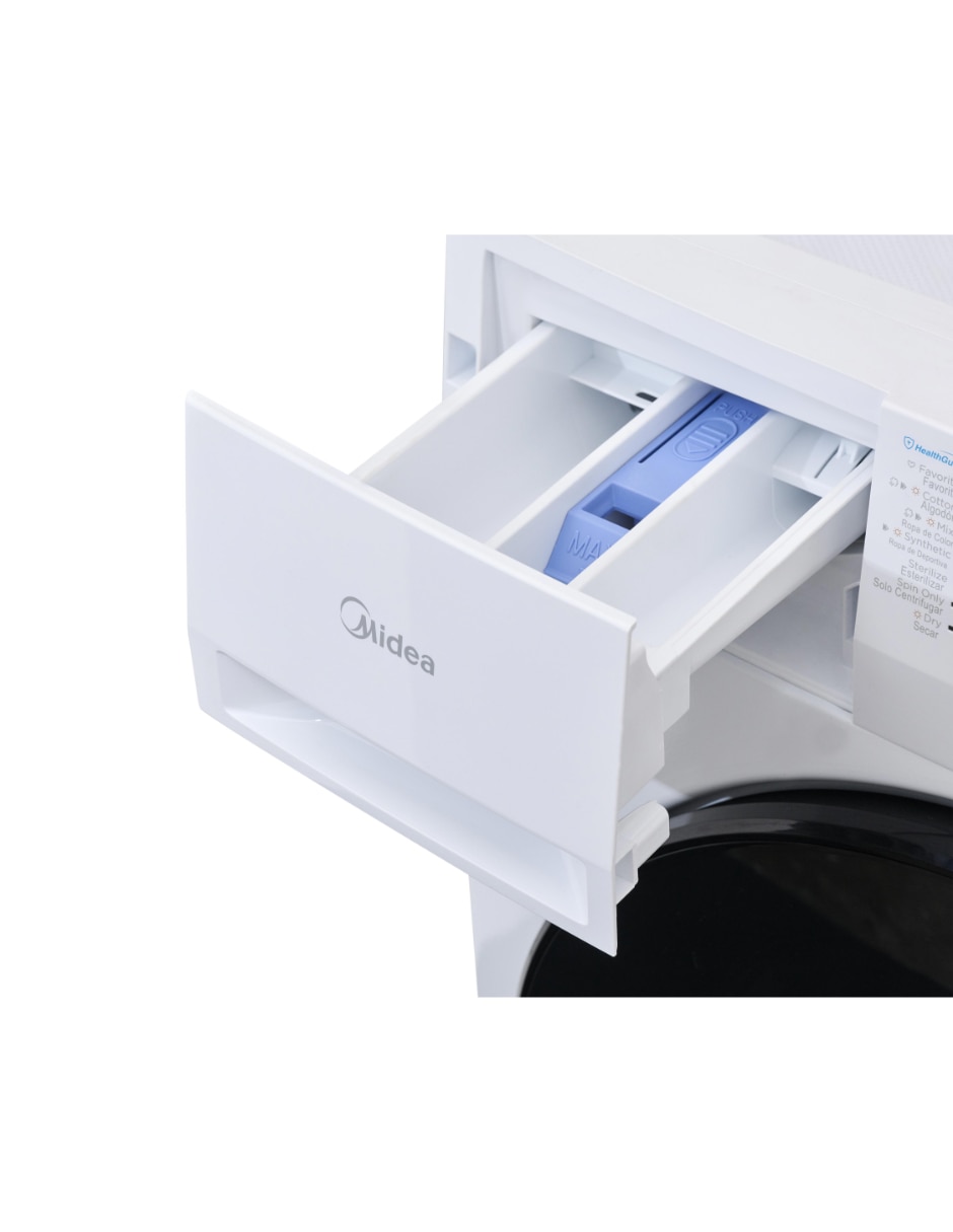 Lavasecadora Midea eléctrica 15 kg 8 kg MF200D150WB/W