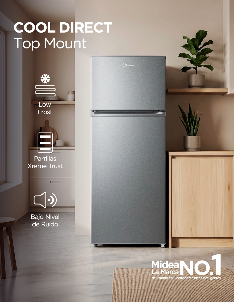 Refrigerador top mount 8 pies cúbicos MDRT210CCNLS 6
