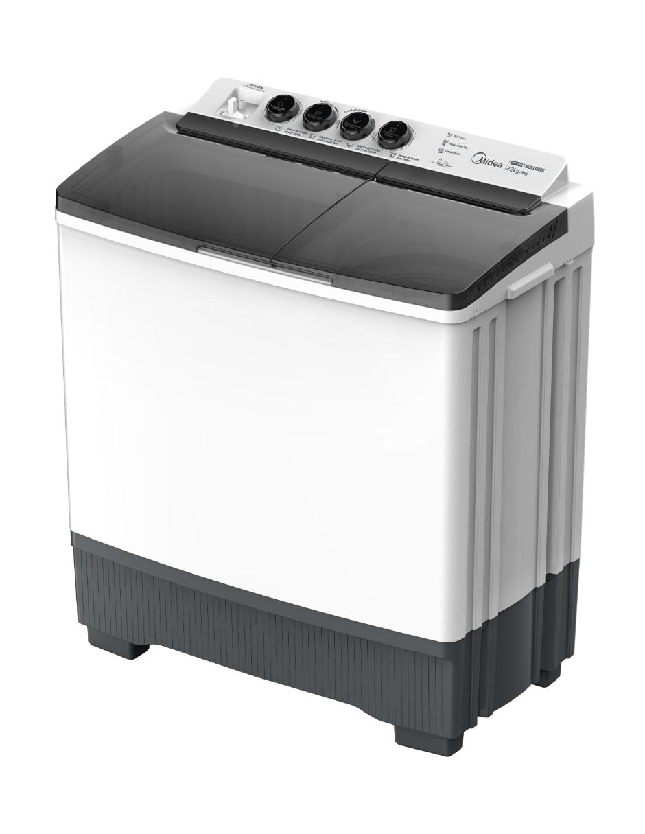 Lavadora doble tina 22 kg semiautom‡tica carga superior mt100w220/w-mx 8