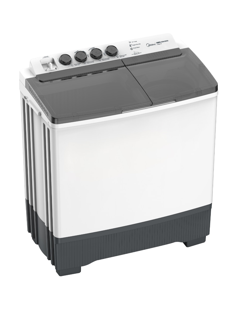 Lavadora doble tina Midea 19 kg semiautomática carga superior mt100w190/w-mx