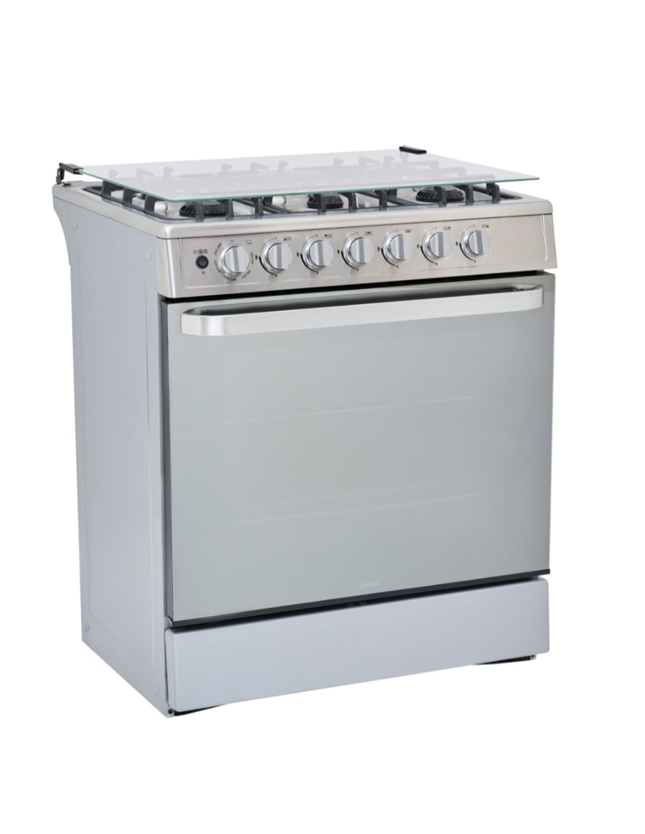Estufa de piso Xtreme Chef Air 76.7 cm MGS30FS1LEAMSS de 6 quemadores