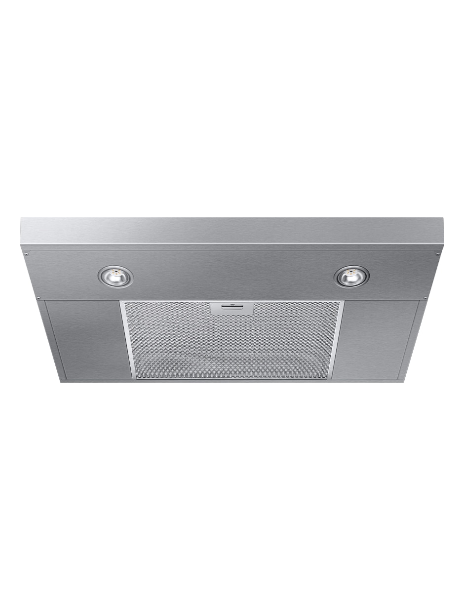 Combo estufa de piso a gas natural/lp Samsung 76.7 cm F-NK30BT5412MS de 6 quemadores + campana