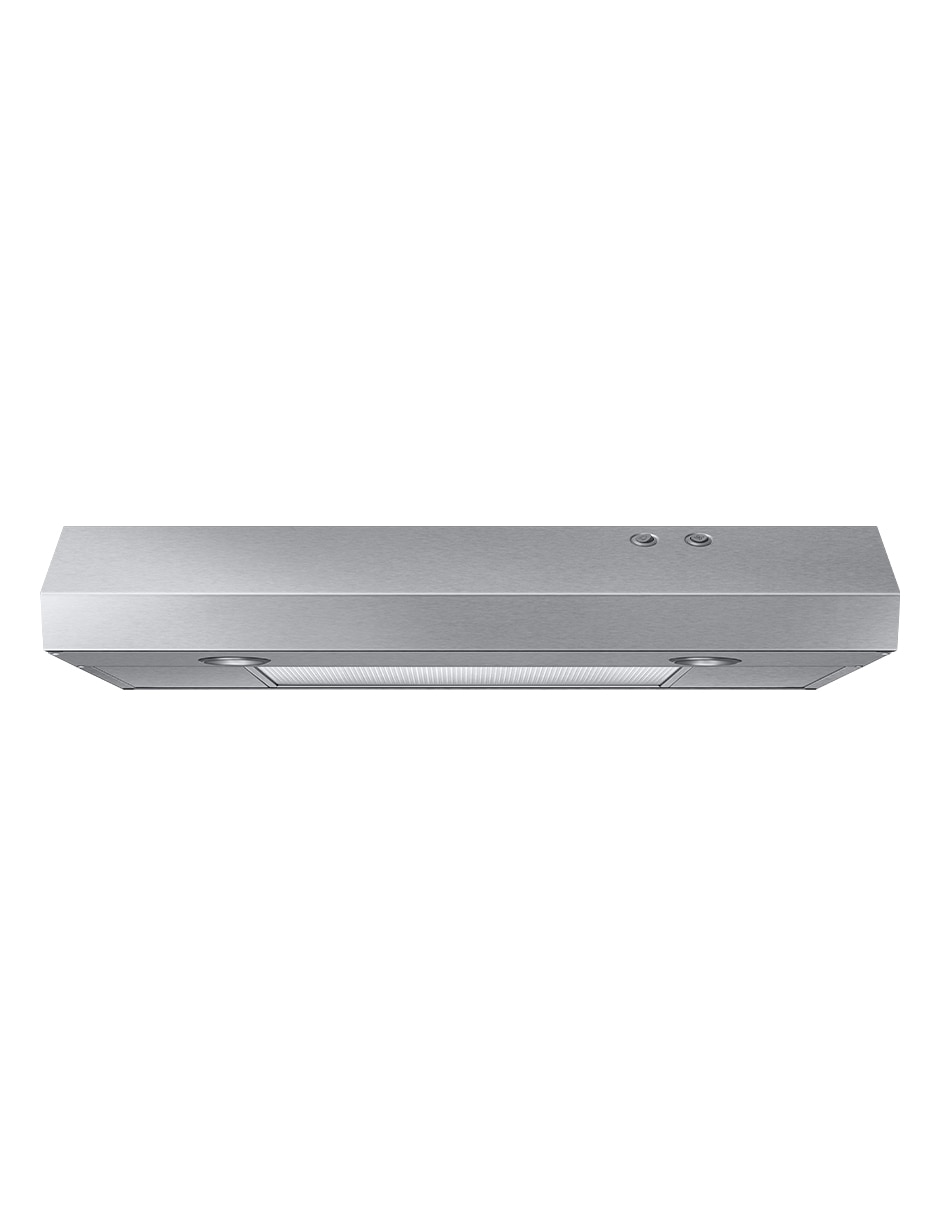 Combo estufa de piso a gas natural/lp Samsung 76.7 cm F-NK30BT5412MS de 6 quemadores + campana
