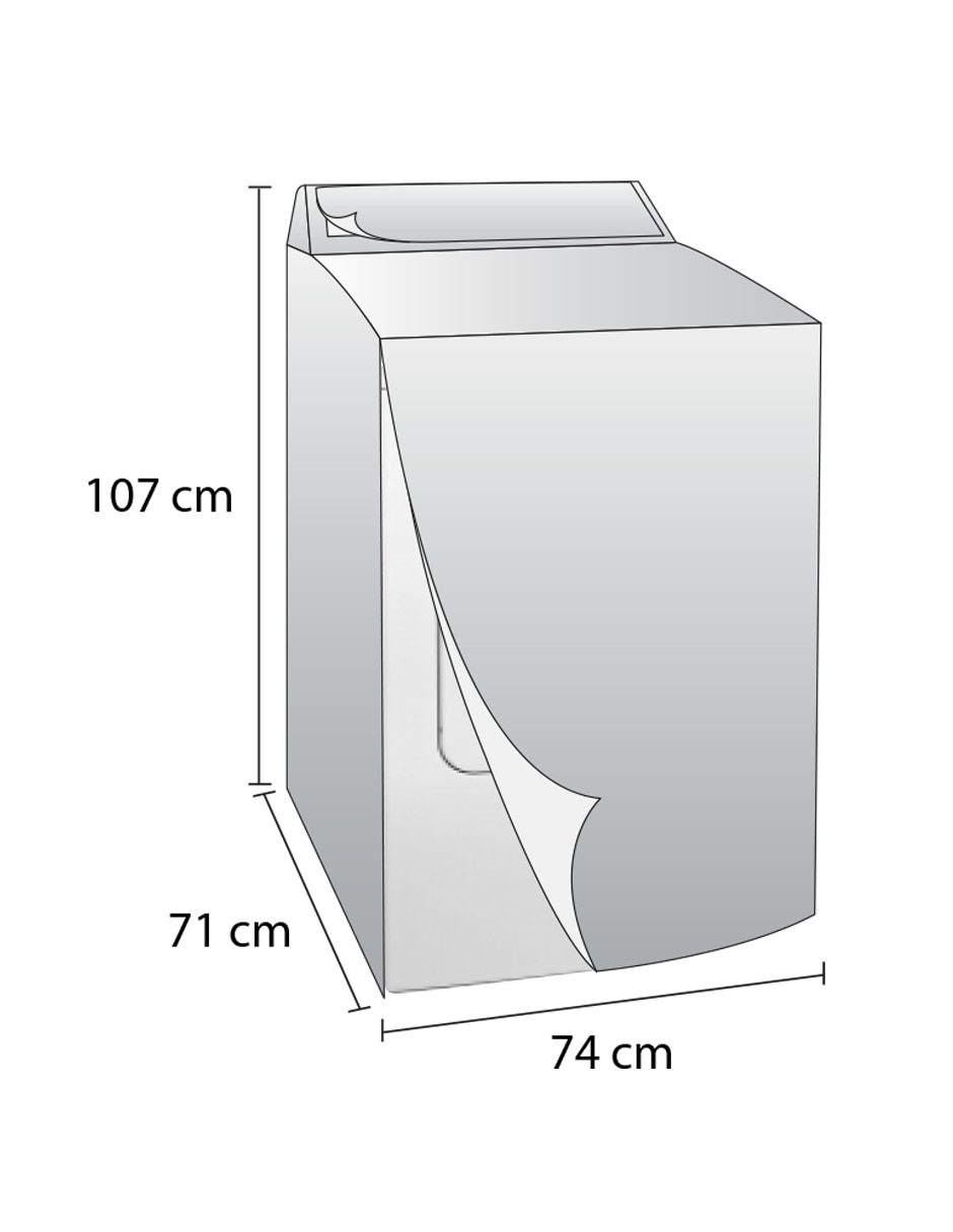 Funda secadora compatible con Whirlpool 10-23 kg 3