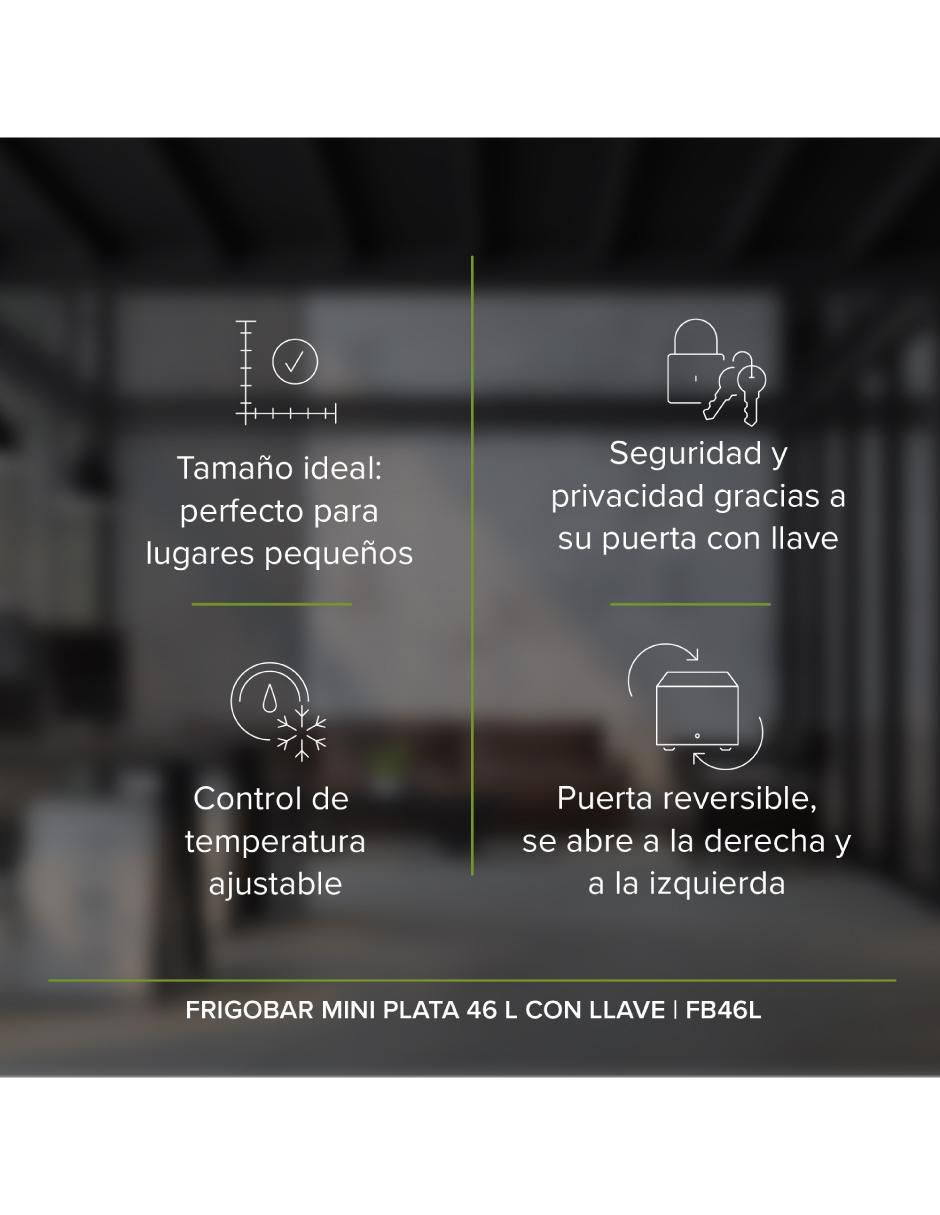 Frigobar Avera FB46L 1.6 pies cúbicos