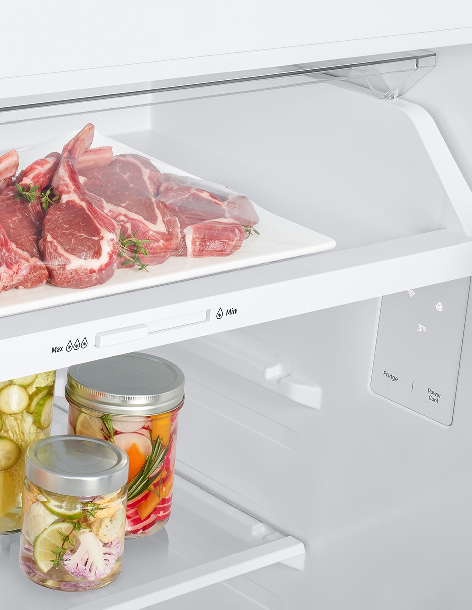Refrigerador top mount Samsung 14 pies cúbicos inverter y no frost RT38DG6734S9EM