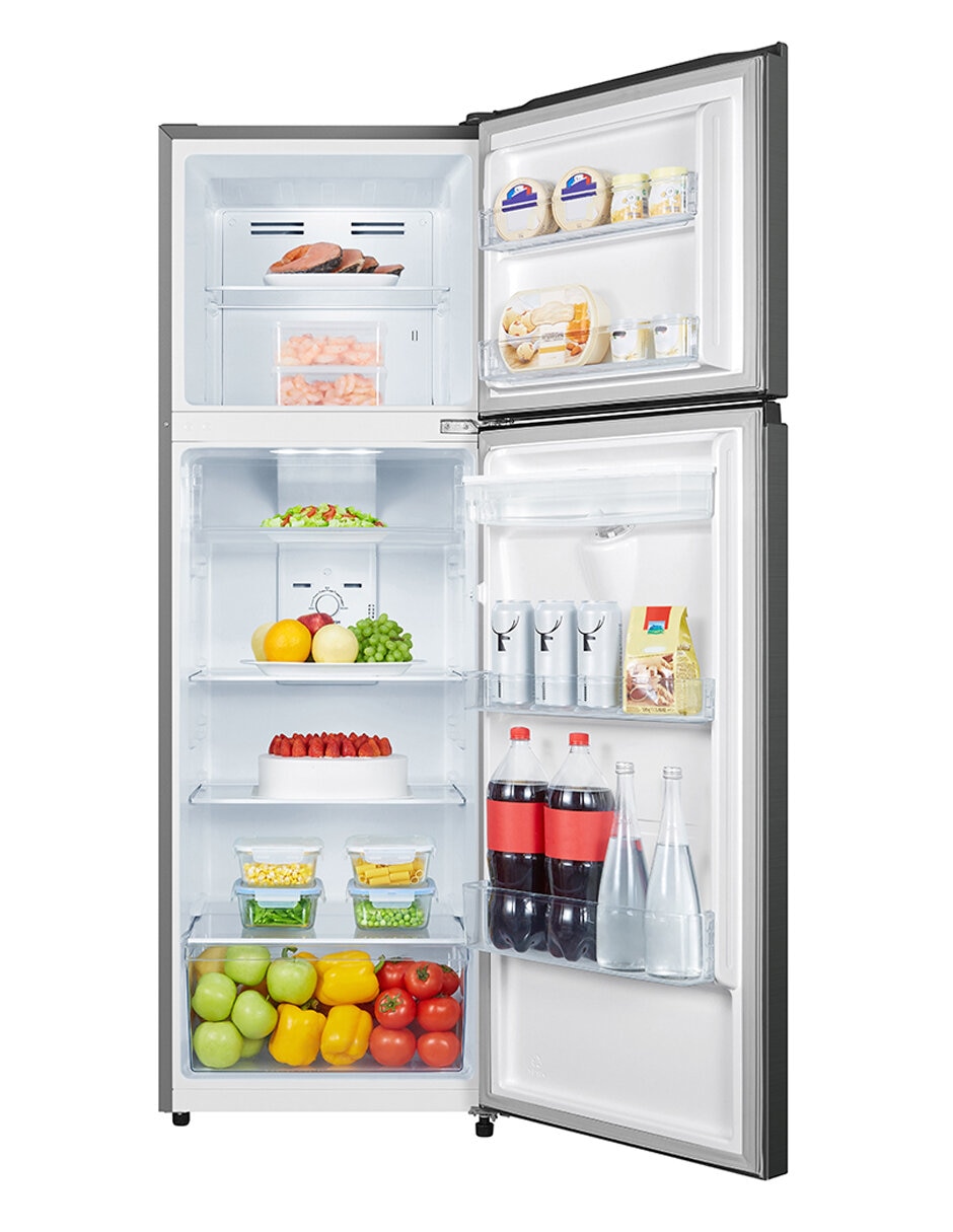Refrigerador top mount Hisense 9 pies cúbicos no frost RT90N6WKX2