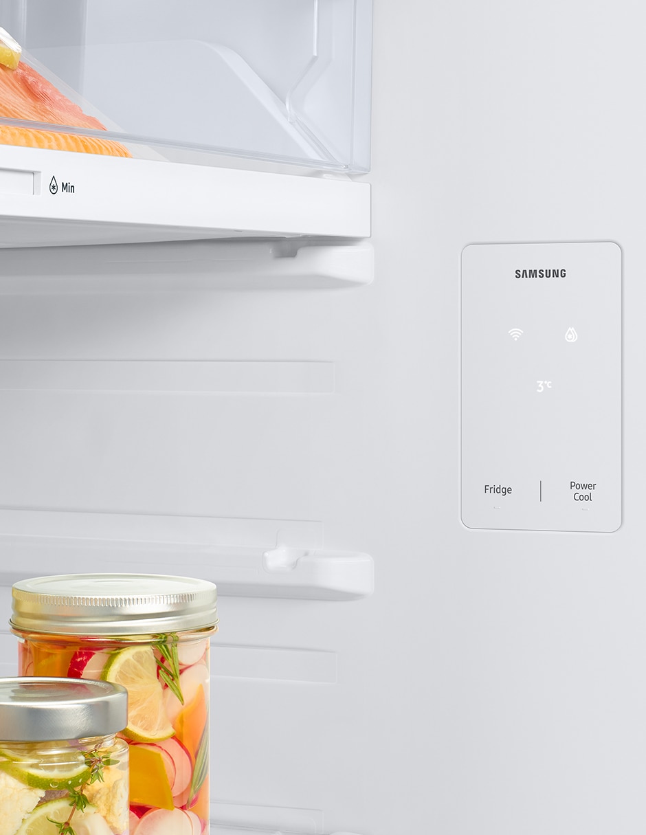 Refrigerador Top mount Samsung 15 pies cúbicos tecnología inverter RT42DG6734B1EM