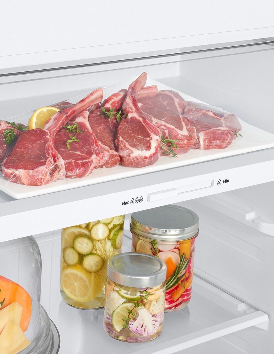Refrigerador Top mount Samsung 15 pies cúbicos tecnología inverter y automática RT42DG6774S9EM