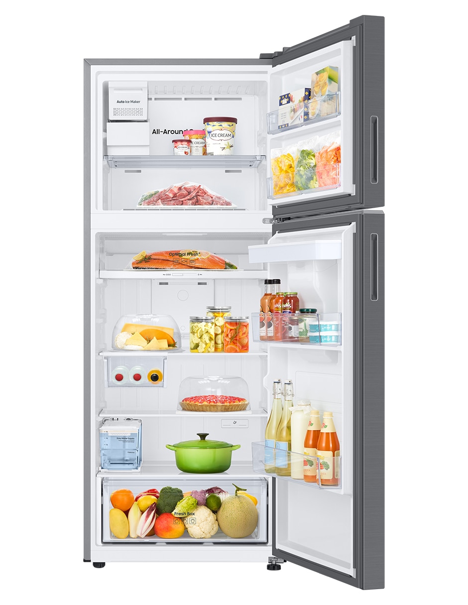 Refrigerador Top mount 15 pies cúbicos inverter y fábrica de hielos Rt42dg6774s9em 10