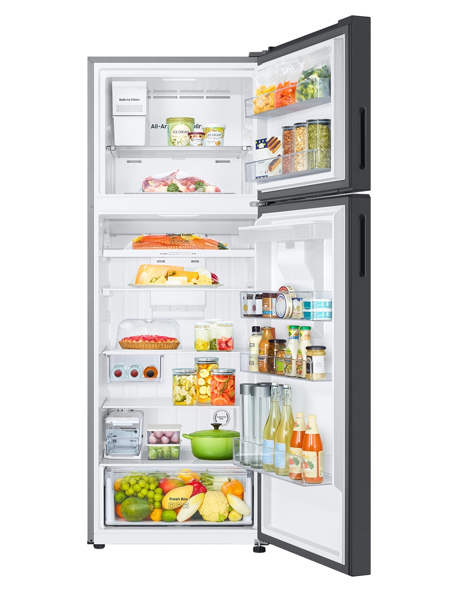 Refrigerador top mount Samsung 19 pies cúbicos inverter y fabrica de hielos RT53DG6798B1EM