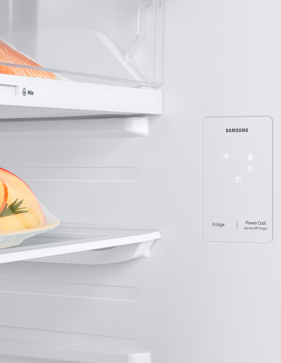 Refrigerador Top mount Samsung 19 pies cúbicos inverter y fabrica de hielos RT53DG6798B1EM