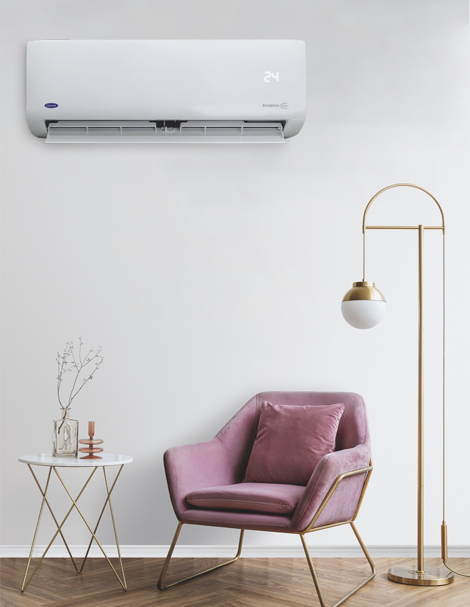 Aire acondicionado mini split inverter Carrier Frío 12000 BTU 53UTC123D 220 V