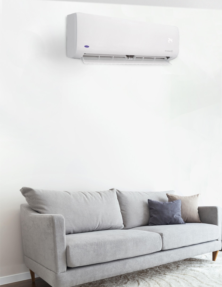 Aire acondicionado mini split inverter Carrier Frío 24000 BTU 53UTC243D 220 V