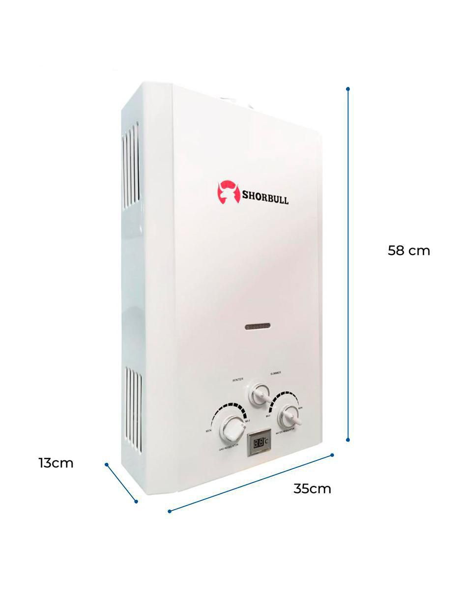 Calentador instantáneo GWD-21/12L 12 L gas lp 3