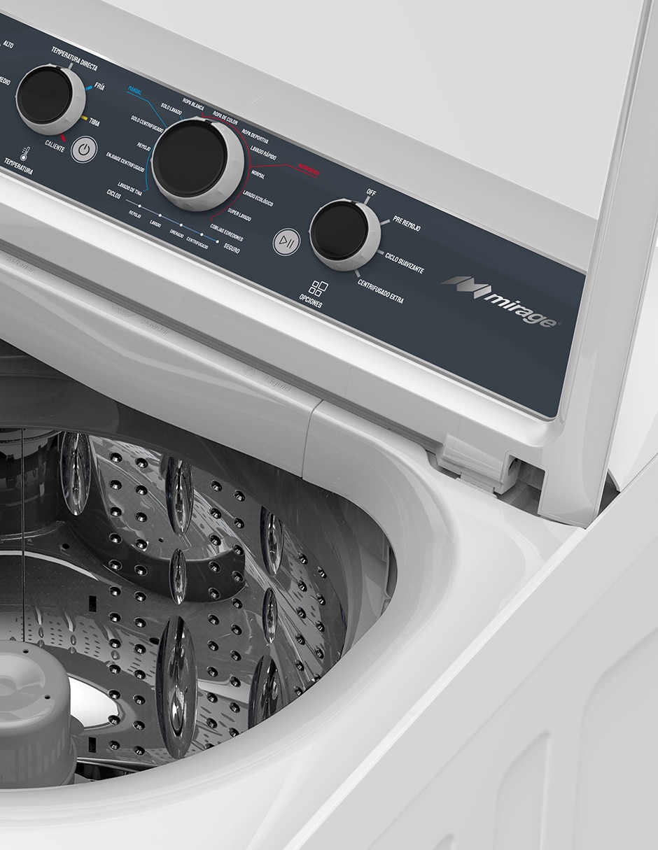 Lavadora Mirage 22 kg automática carga superior LMA022G