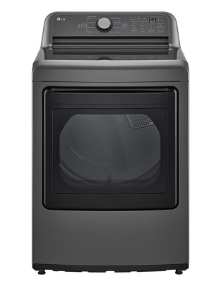 LG Secadora de gas natural/lp LG de 26 kg con 8 ciclos DT25MTGK.ABMELAT