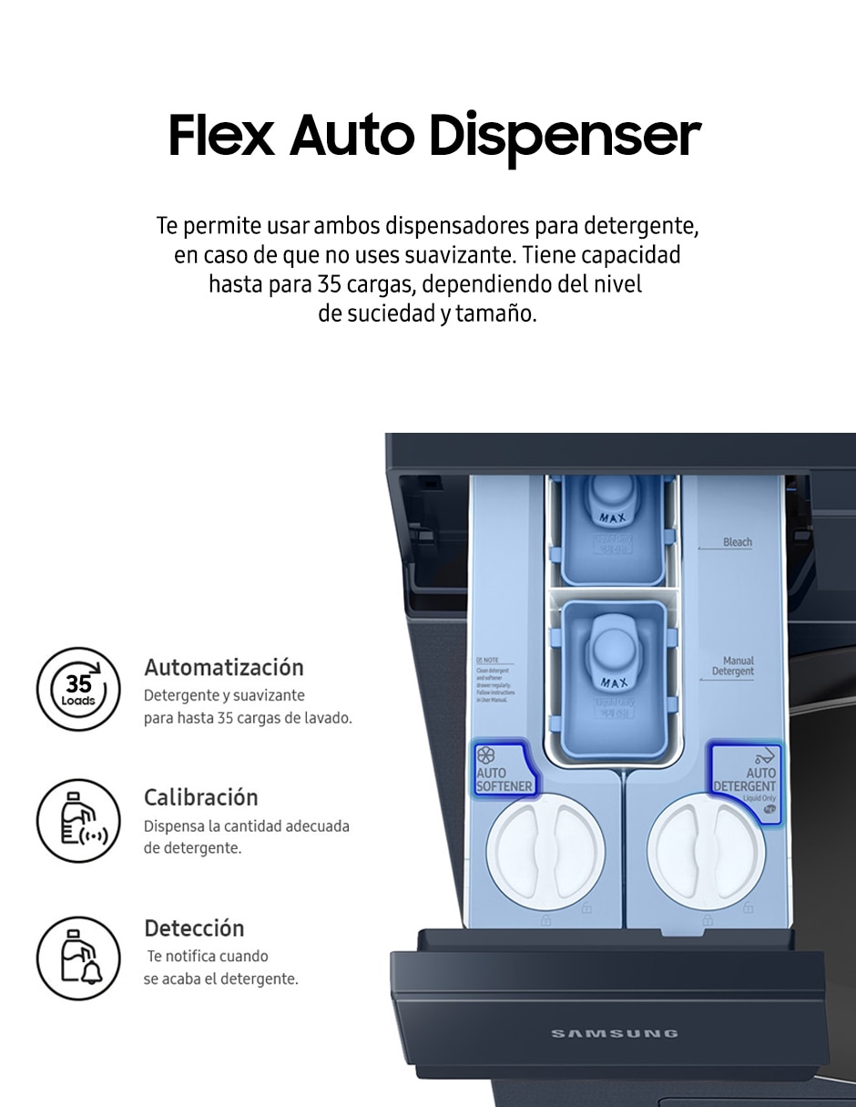 Centro de lavado Samsung gas/eléctrico 22 kg F-WH22GVDVR05R